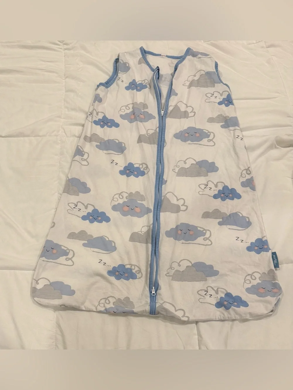 Tillyou Blue Cloud Wearable Blanket Sleep Sack Infant Toddler 15